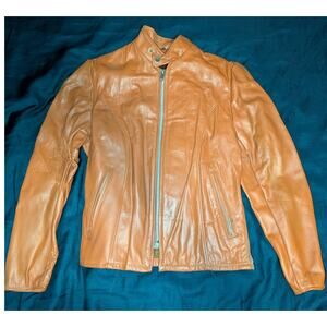 Vintage 70's Excelled USA Horsehide Moto Leather Jacket with Vest Liner Size 38